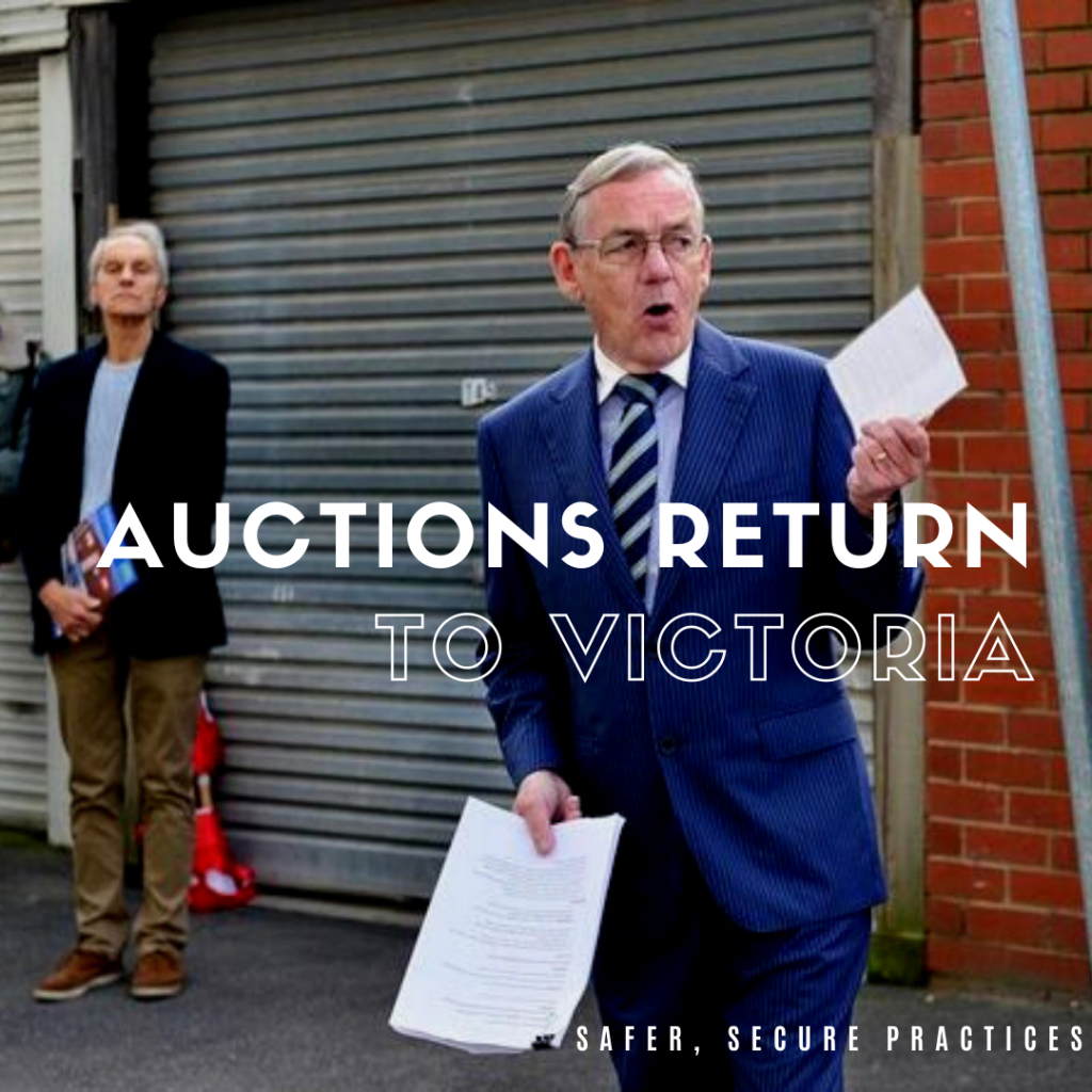 Auctions are back in Victoria